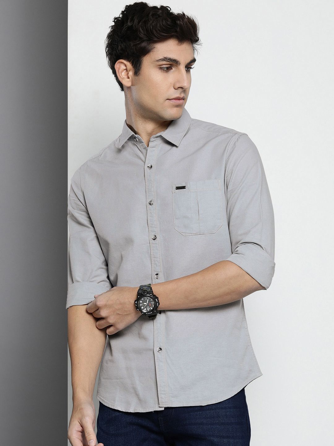 The Indian Garage Co Pure Cotton Casual T-Shirt