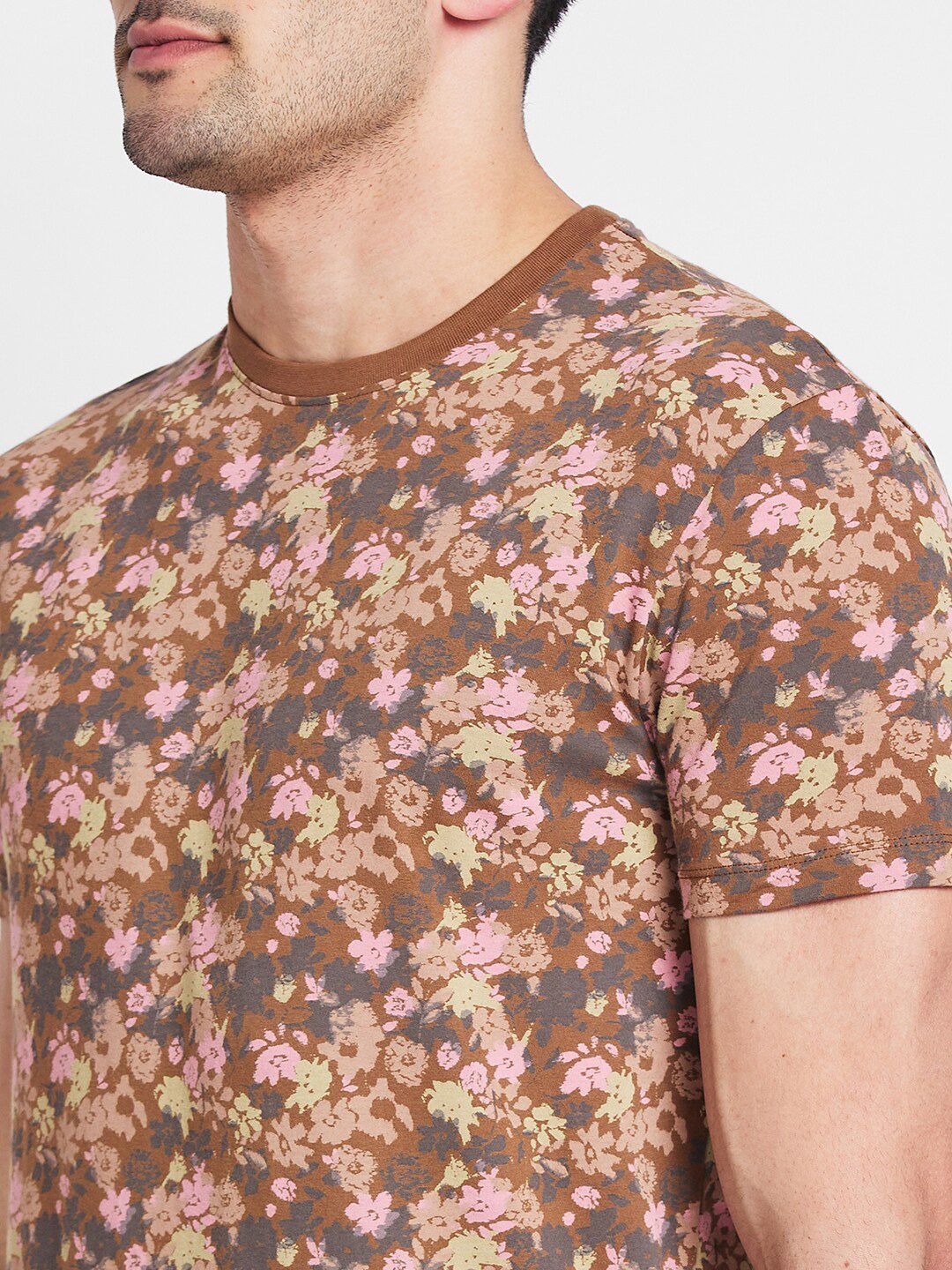 Being Human Floral Printed Round Neck T-shirt