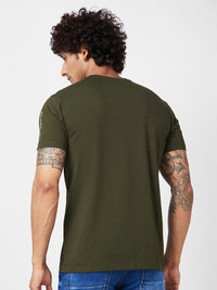 Spykar Typography dicetak t-shirt Slim Fit