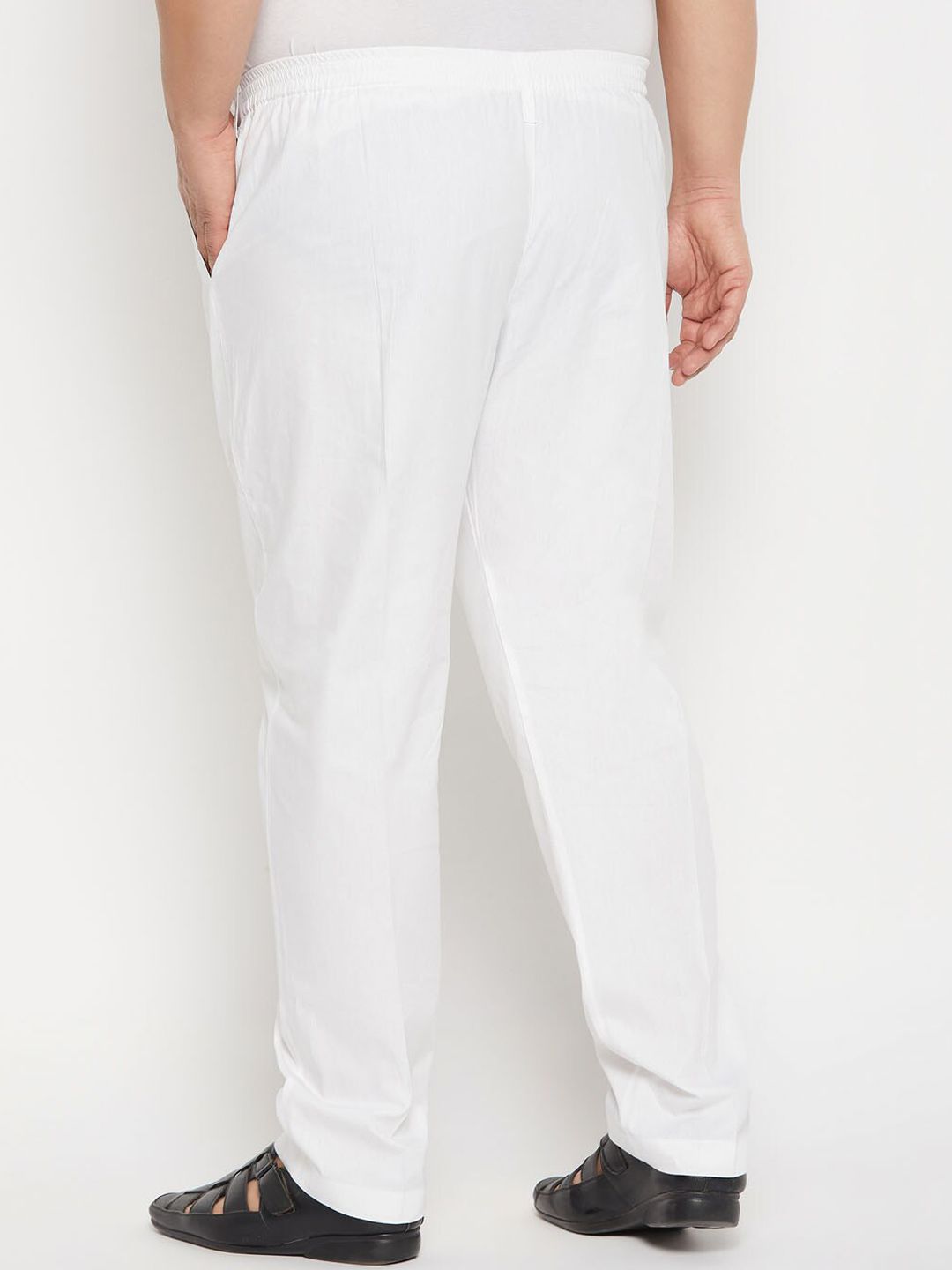 VASTRAMAY Men Plus Size Pure Cotton Mid-Rise Pyjama