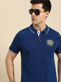 Menjadi T-Shirt Kapas Polo Lelaki Manusia