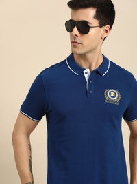 Menjadi T-Shirt Kapas Polo Lelaki Manusia