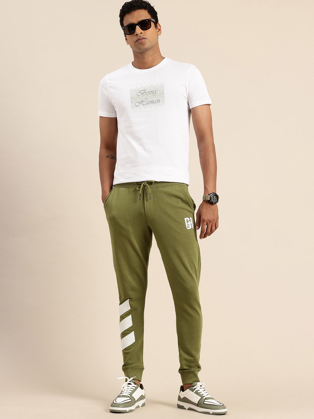Being Human Men Pure Cotton Joggers