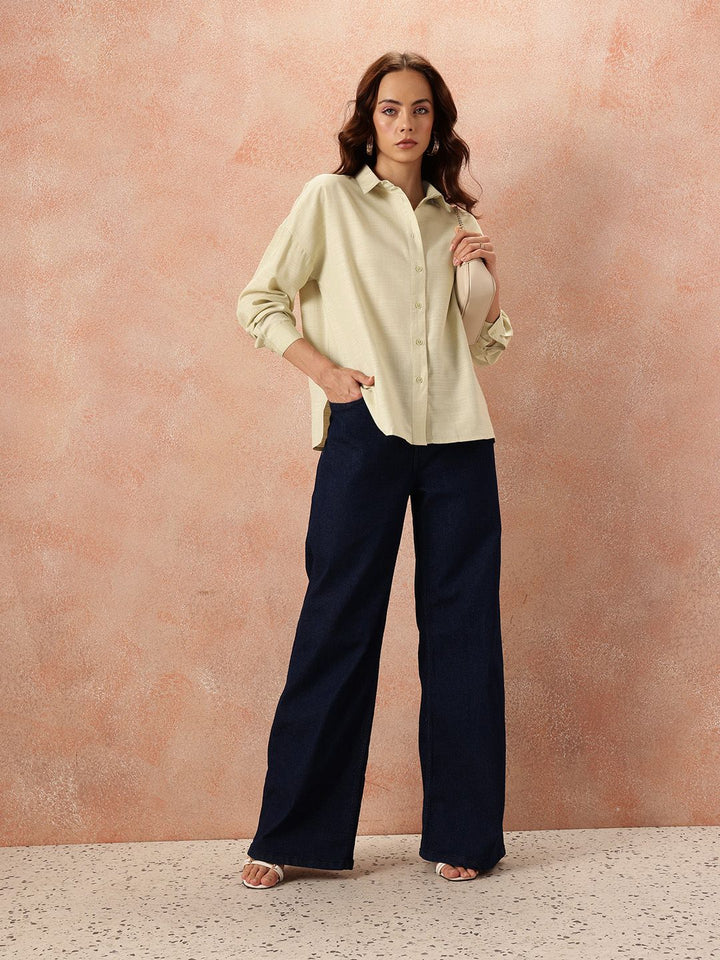 all about you Relaxed Cotton Casual Shirt