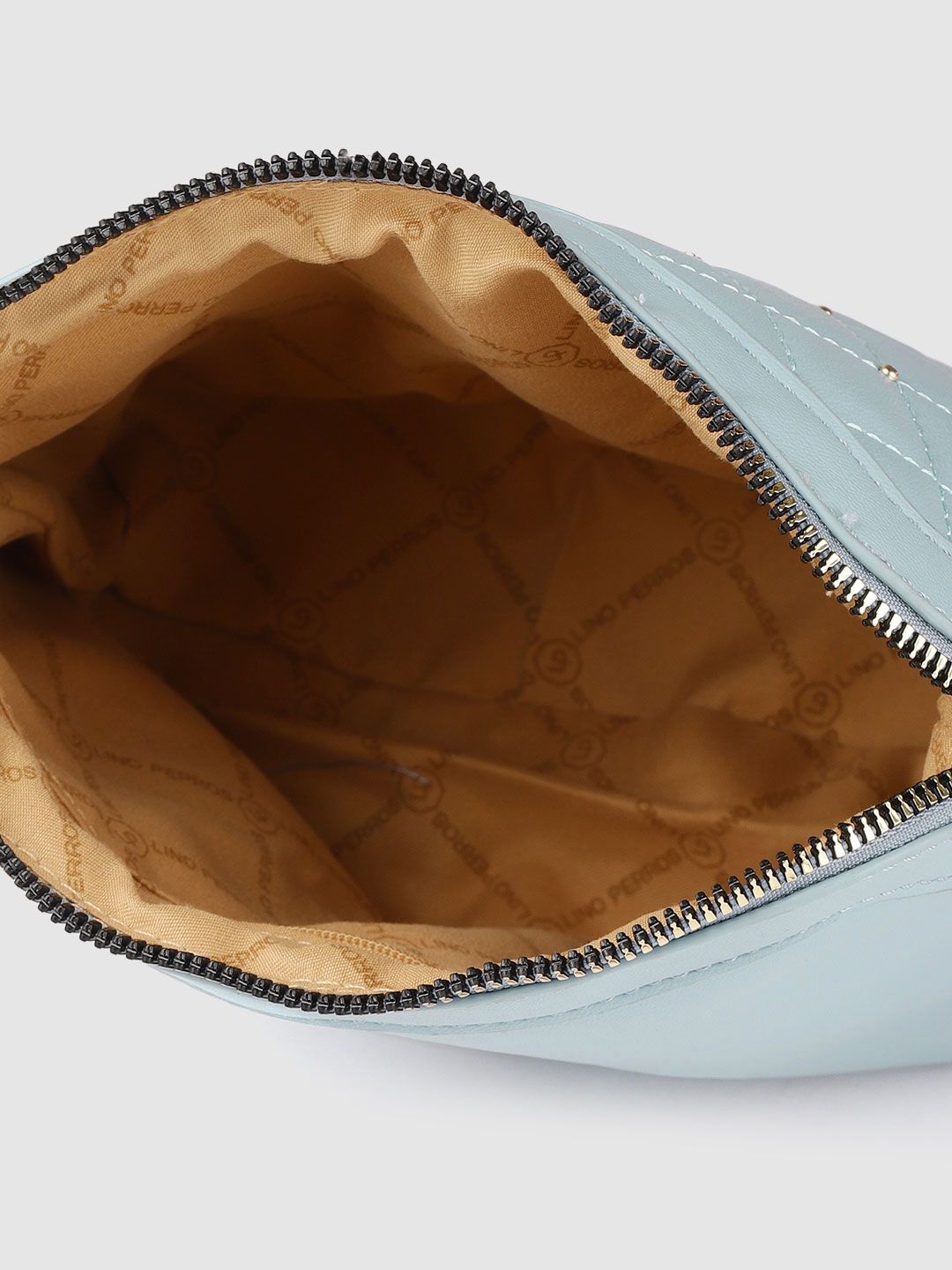 Lino Perros Women Blue Quilted Sling Bag