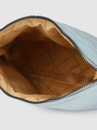 Lino Perros Women Blue Quilted Sling Bag