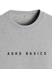 ADRO Men Typography Printed Raw Edge T-shirt