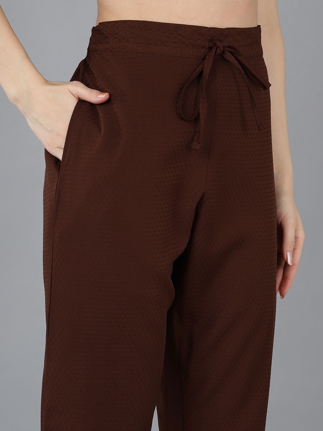 KALINI Ethnic Motifs Yoke Design Regular Sequinned Kurta With Trousers & Dupatta