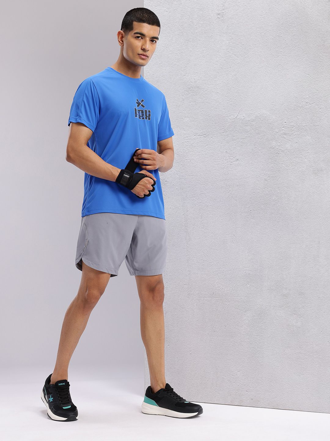 HRX by Hrithik Roshan Brand Logo Print Rapid-Dry Training T-shirt
