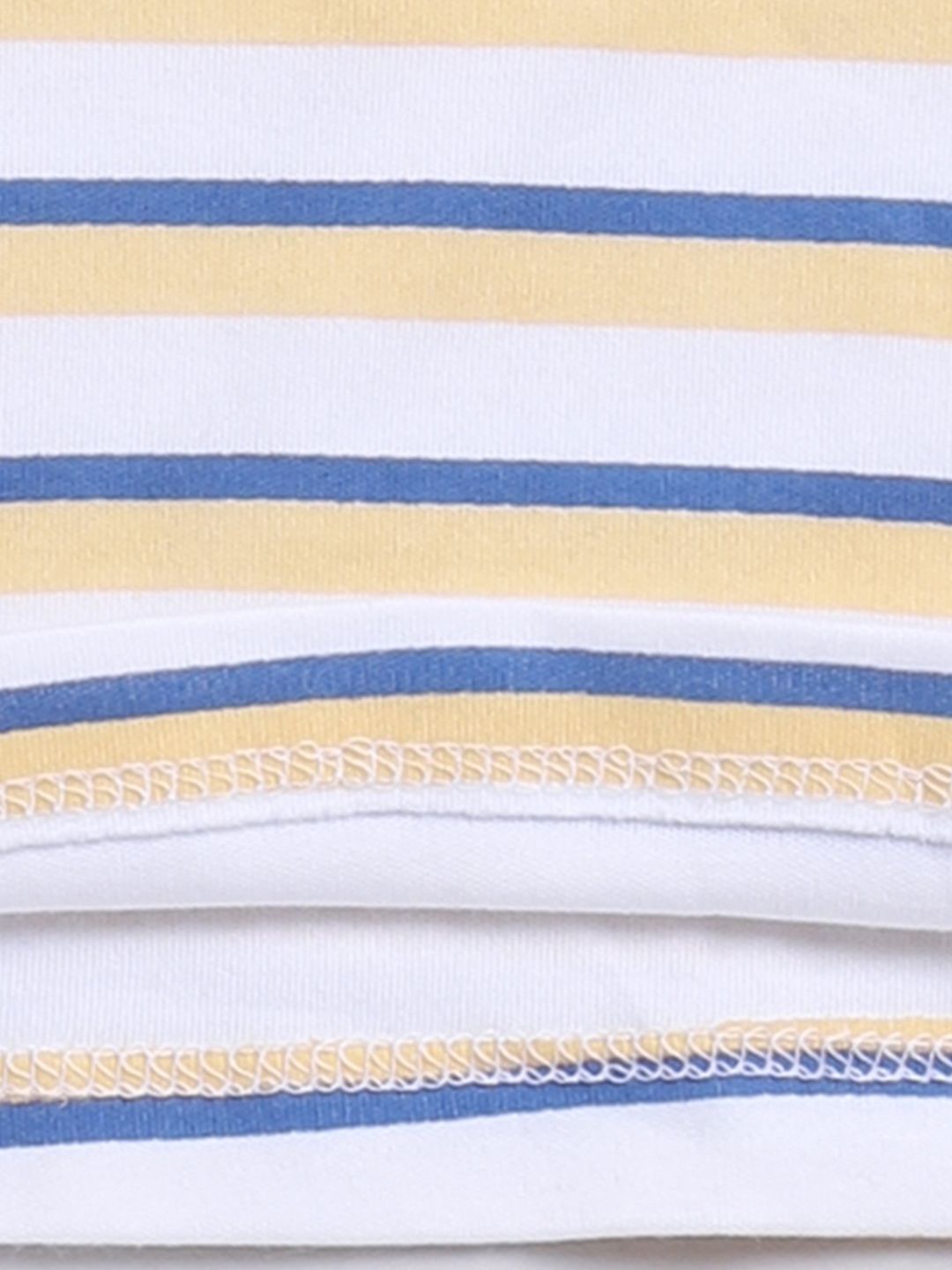 Moms Love Infants Boys Pure Cotton Applique Detail Dungaree With Striped T-Shirt