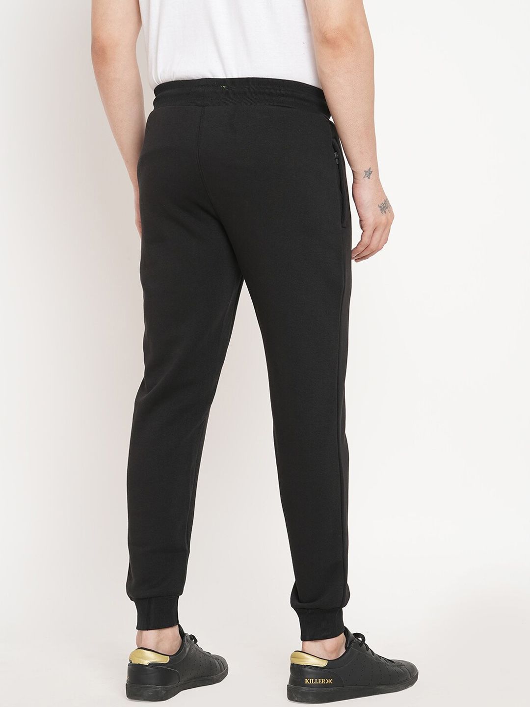 Sweet Dreams Men Black Solid Joggers