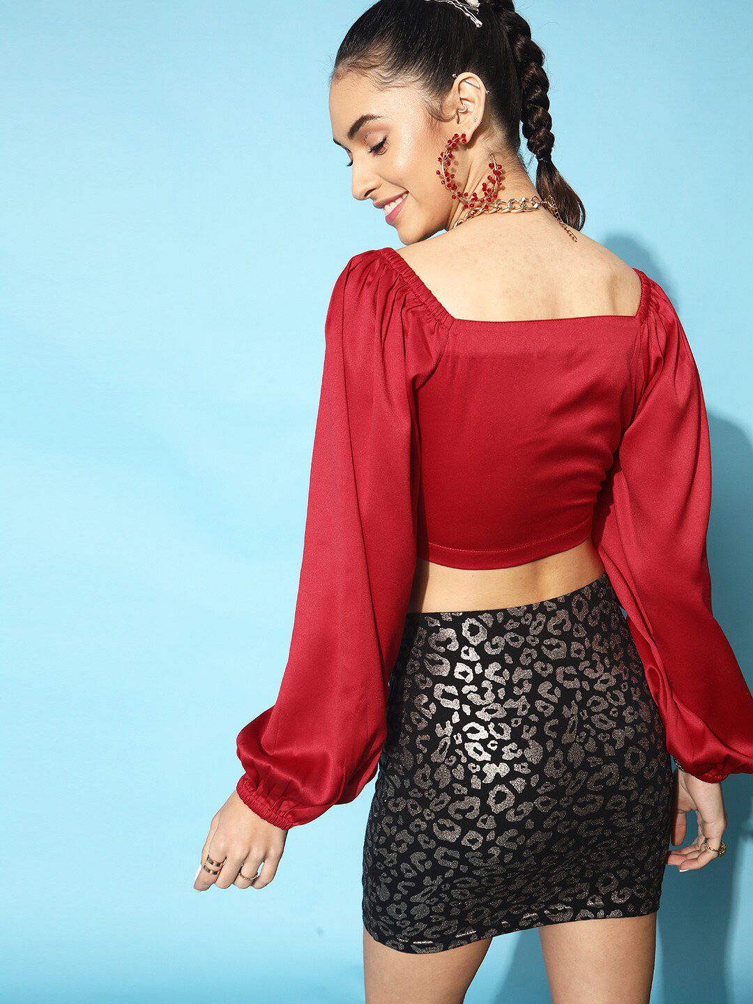 STREET 9 Women Gorgeous Red Solid Top