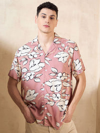 DENNISON Smart Block Printed Oversized Casual Shirt