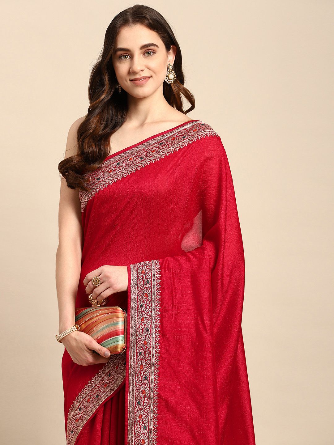 Saree Sutera Seni Sulaman kasee