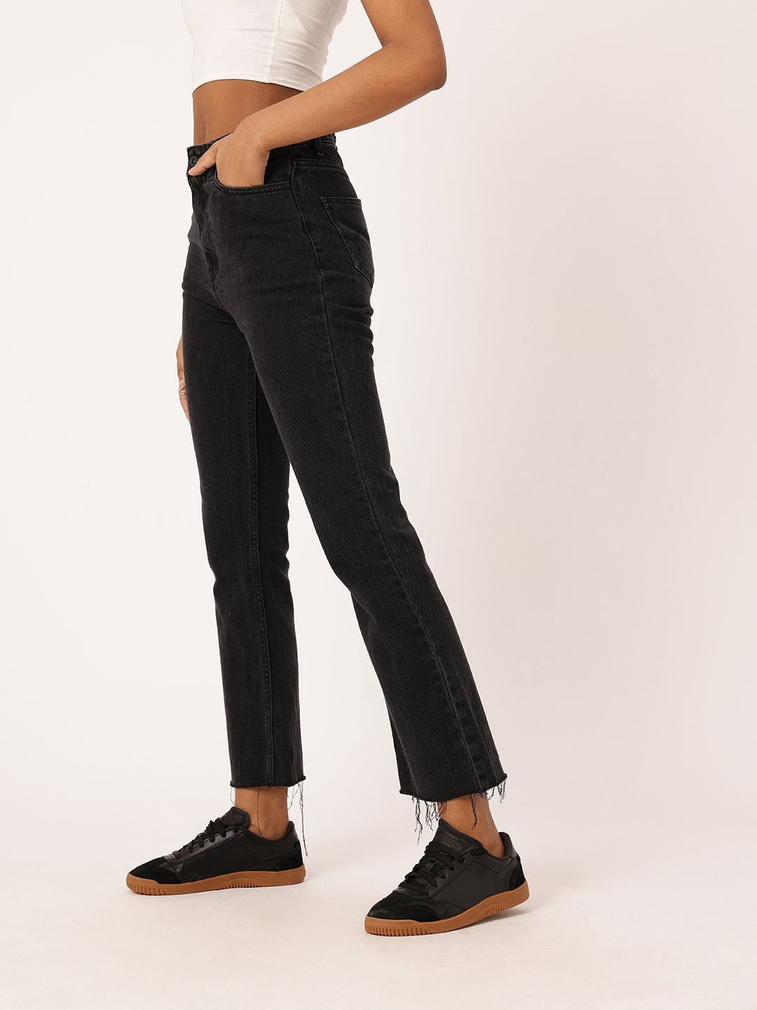 DressBerry Women Urban Timeless Slim Flared Jeans