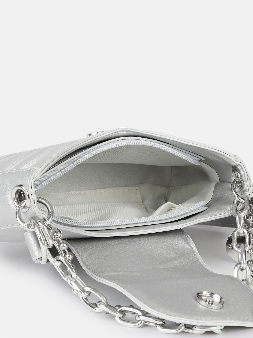 DressBerry Abstract Printed Structured Shoulder Bag