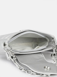 DressBerry Abstract Printed Structured Shoulder Bag