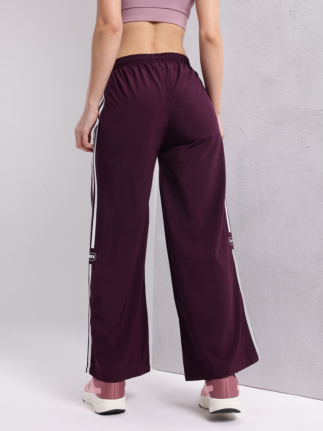 HRX by Hrithik Roshan Women Rapid Dry Side-Striped Training Track Pants
