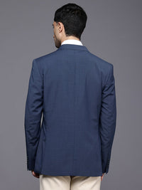 Raymond Micro Checked Contemporary Fit Formal Blazer