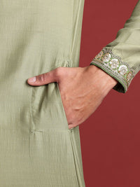 Anouk Men Regular Sequinned Embellished Kurta with Pyjamas