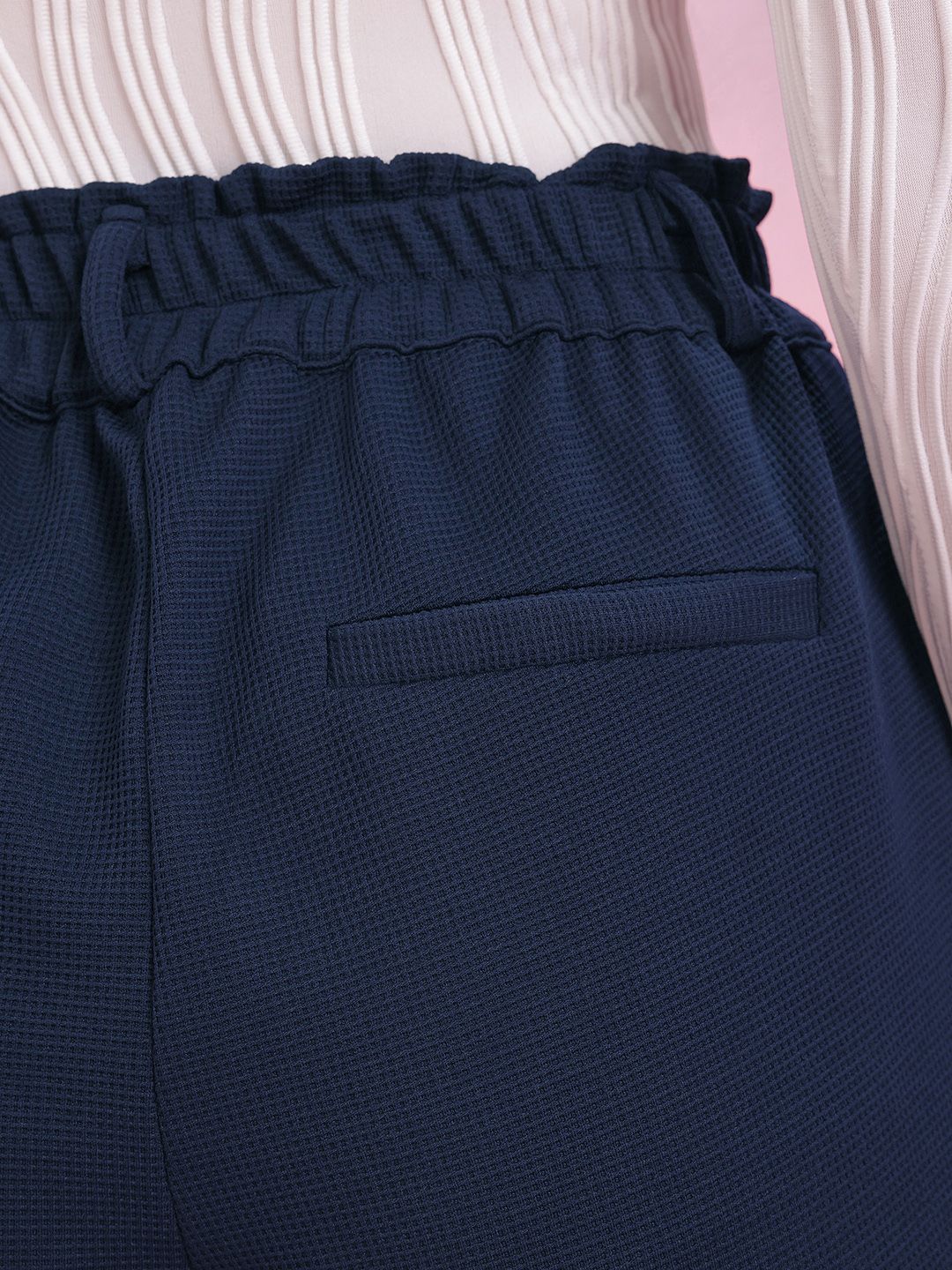 DressBerry Women Waffle Knit Trousers