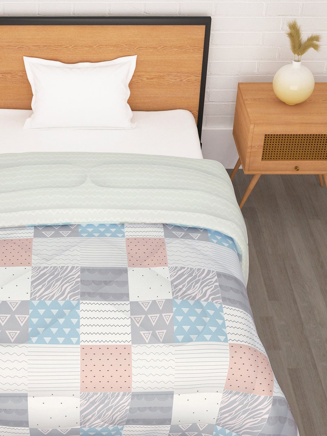 Story@home Printed 180 GSM Reversible Ac Room Single Bed Comforter