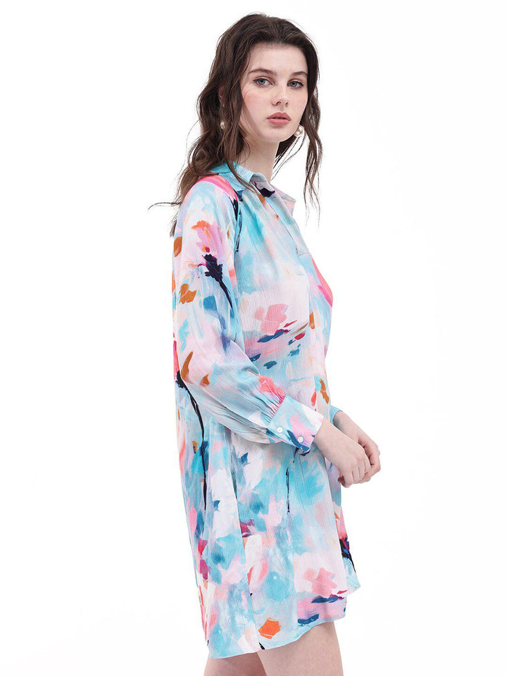 RAREISM Floral Print A-Line Dress