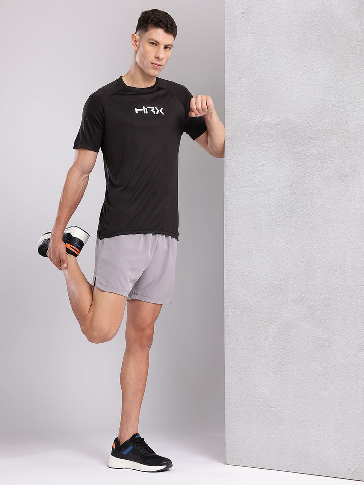 HRX by Hrithik Roshan Brand Logo Print Rapid-Dry Training T-shirt