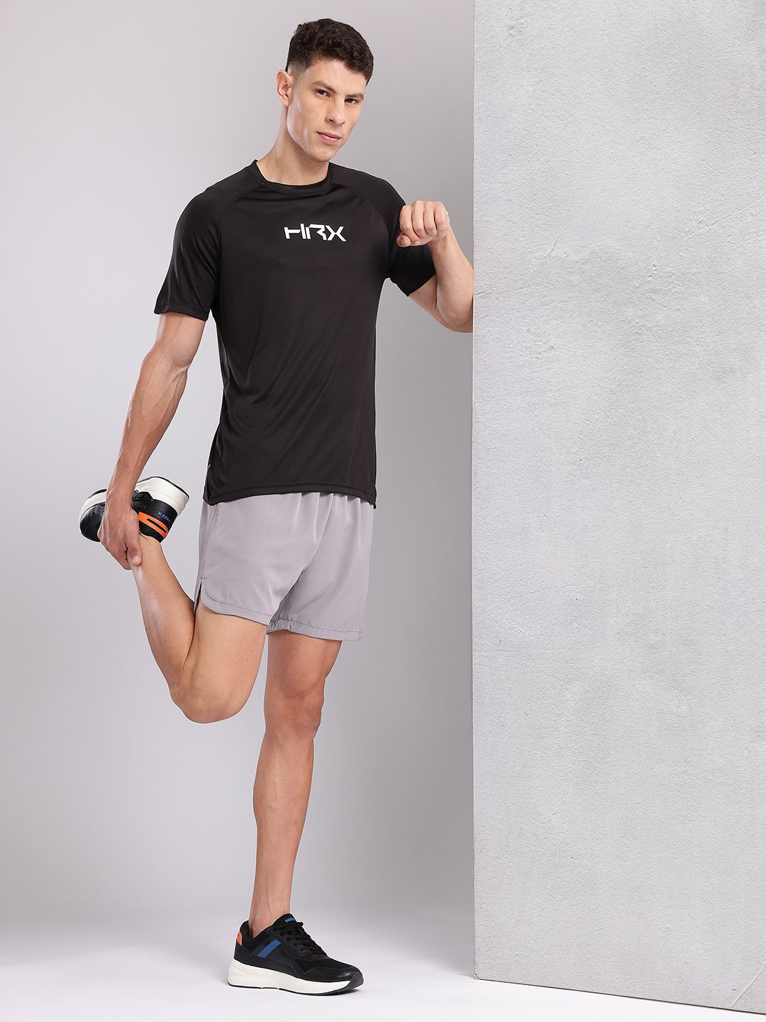 HRX by Hrithik Roshan Brand Logo Print Rapid-Dry Training T-shirt