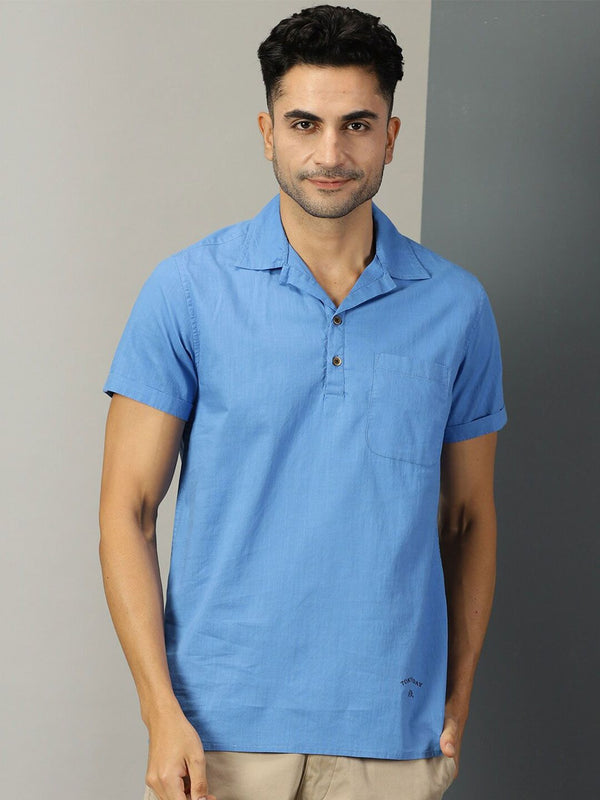 Thomas Scott Classic Boxy Short Sleeves Pure Cotton Casual Shirt