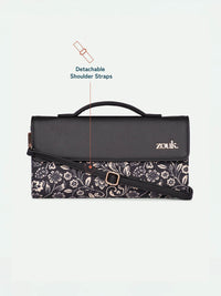 ZOUK Rhea Kapoor FloMotif Textured Water Resistant Jute Envelope Clutch