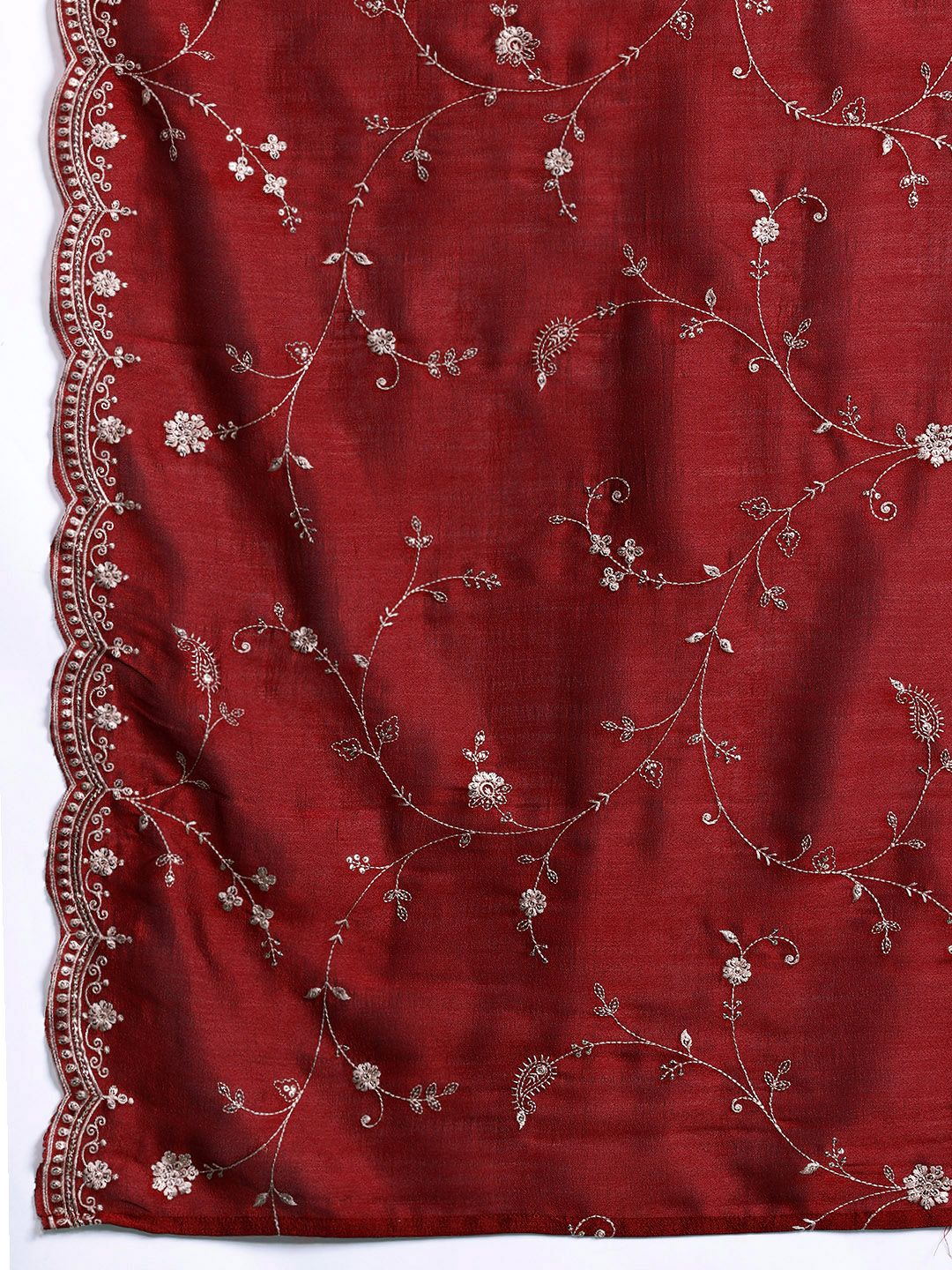 Indo Era Ethnic Motifs Embroidered Sequinned Kurta with Trousers & Dupatta