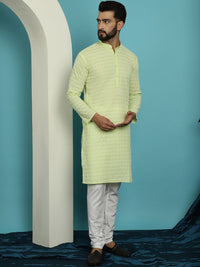 SOJANYA Embroidered Pure Cotton Kurta with Pyjama Set