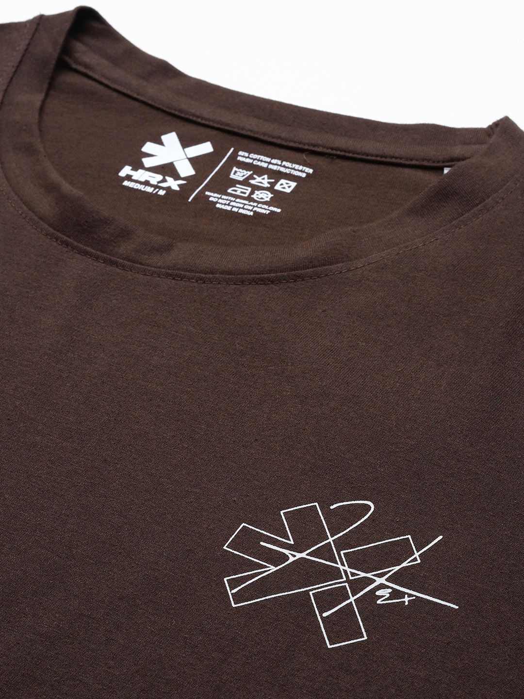 HRX by Hrithik Roshan  Brand Logo Detail T-shirt