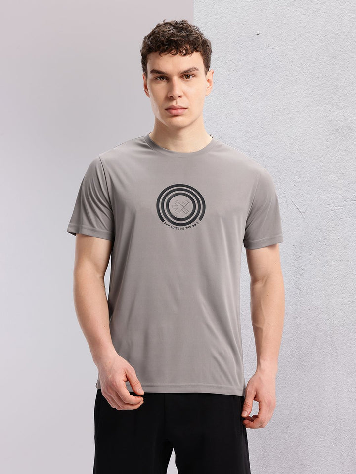 HRX by Hrithik Roshan Men Printed Rapid-Dry Running T-shirt