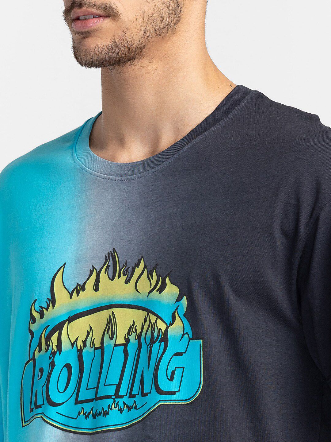 Being Human Typography Printed Round Neck T-shirt