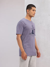 HRX by Hrithik Roshan Graphic Printed Pure Cotton Yoga T-shirt