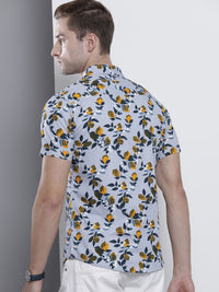 The Indian Garage Co Men Slim Fit Floral Printed Resortwear Shirt
