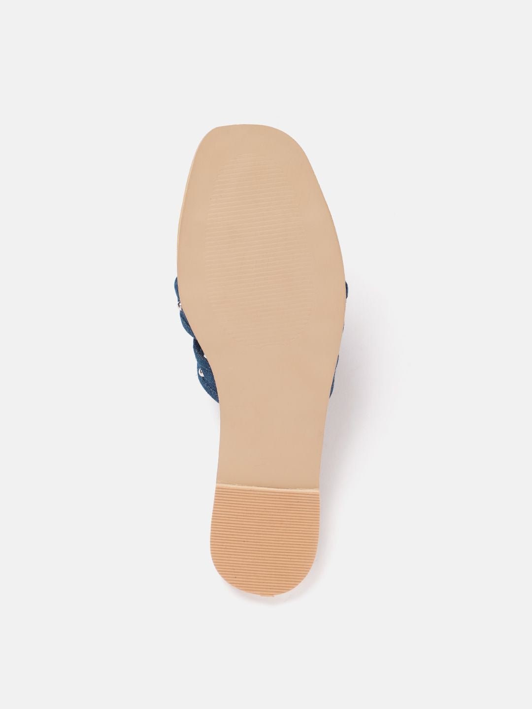Lino Perros Women Metallic Detail Open Toe Flats