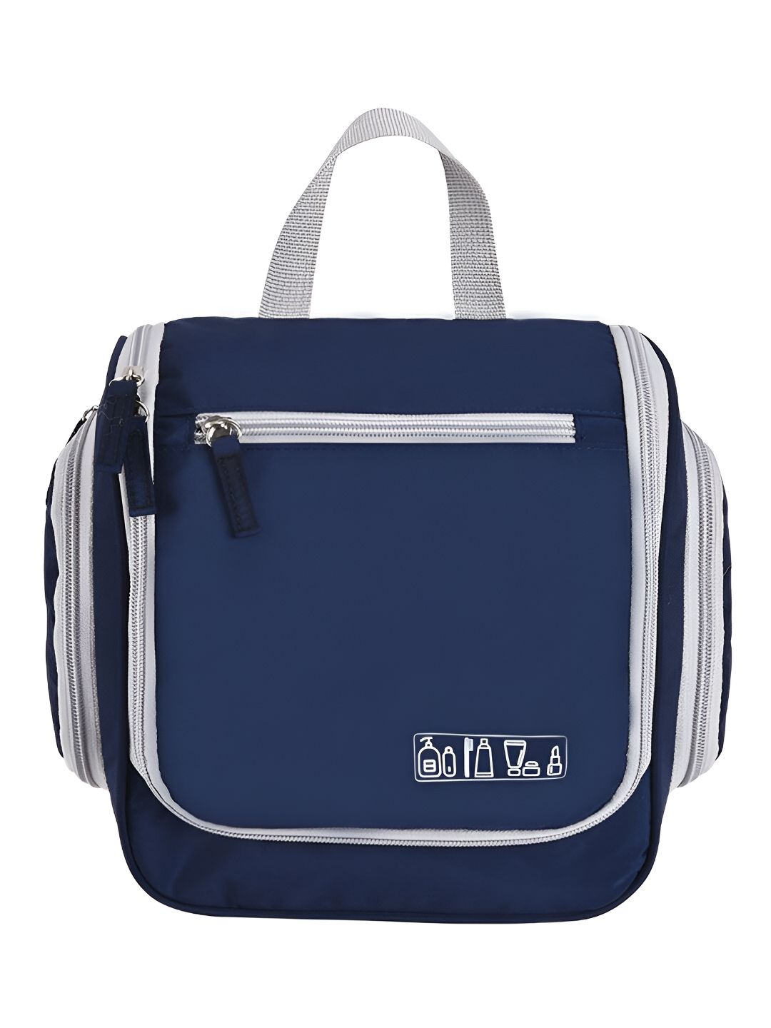 Cortina Navy Blue Water Resistant Makeup Organiser