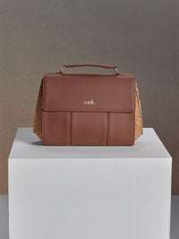 ZOUK Women Bombay Macrame Rhea Kapoor Satchel Bag
