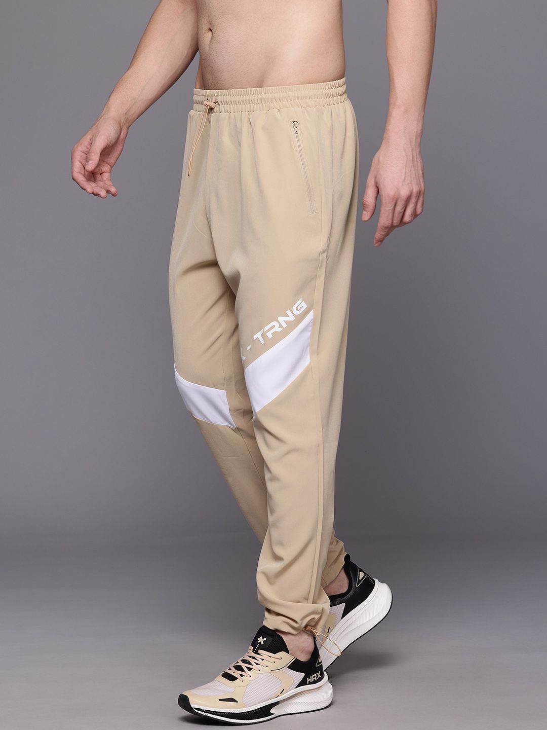 HRX by Hrithik Roshan Men Striped Detail Training Track Pants