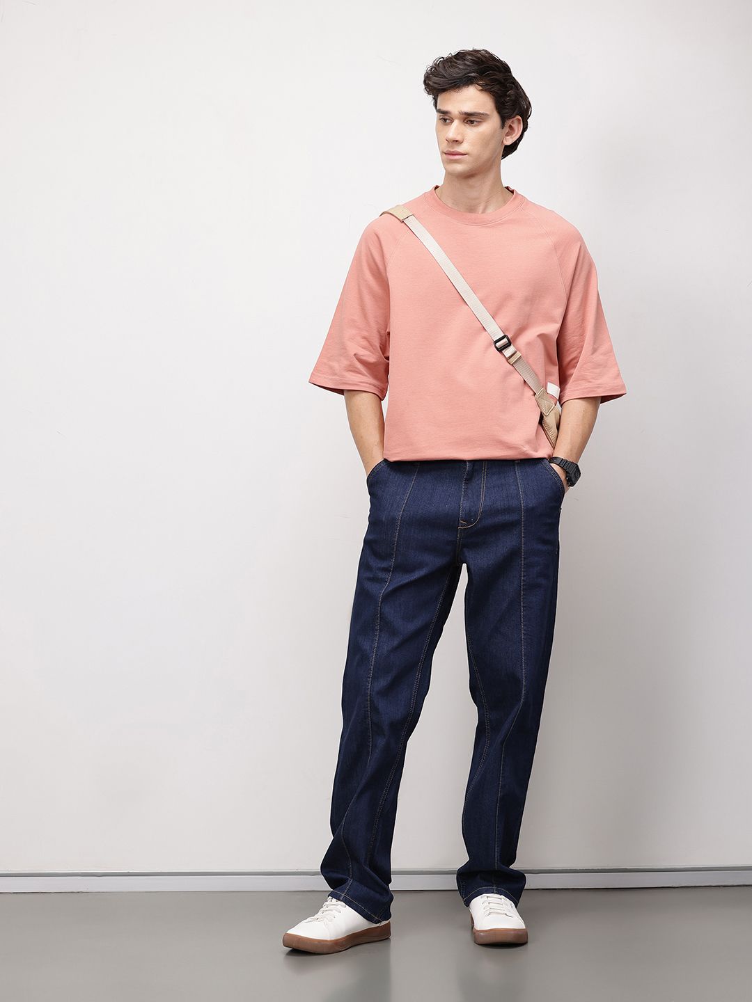ether Men 365 Essentials Straight Fit Mid-Rise Jeans