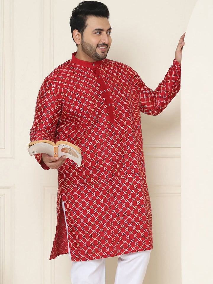 SOJANYA PLUS Embroidered Thread Work Kurta