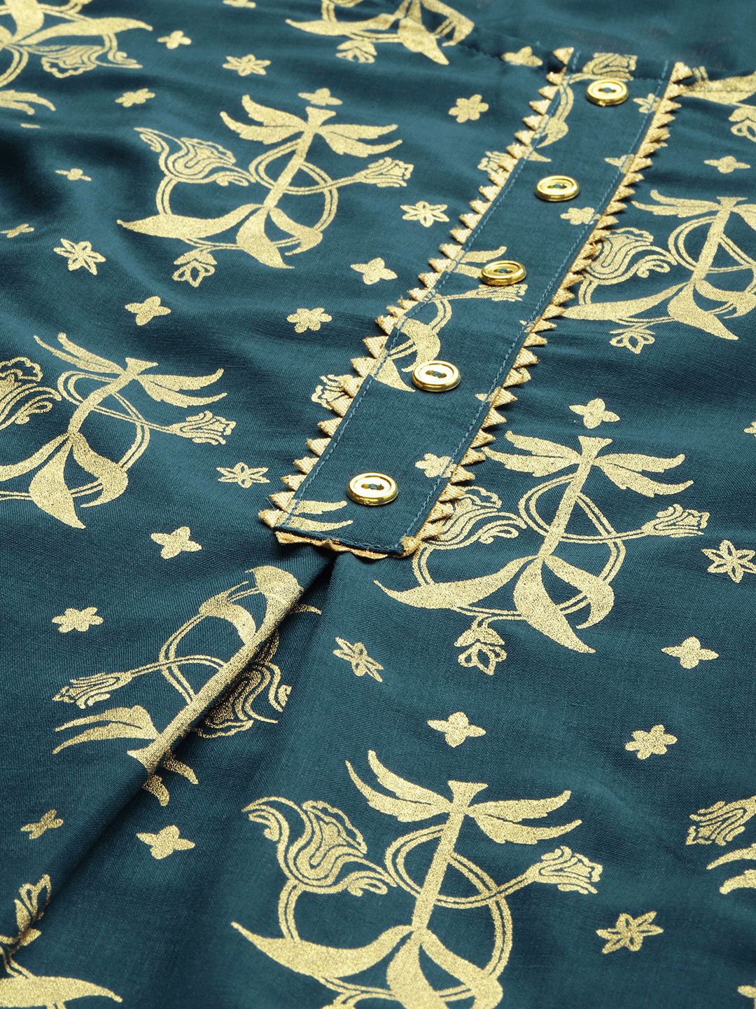 Anouk Ethnic Motifs Printed Regular Kurta with Trousers