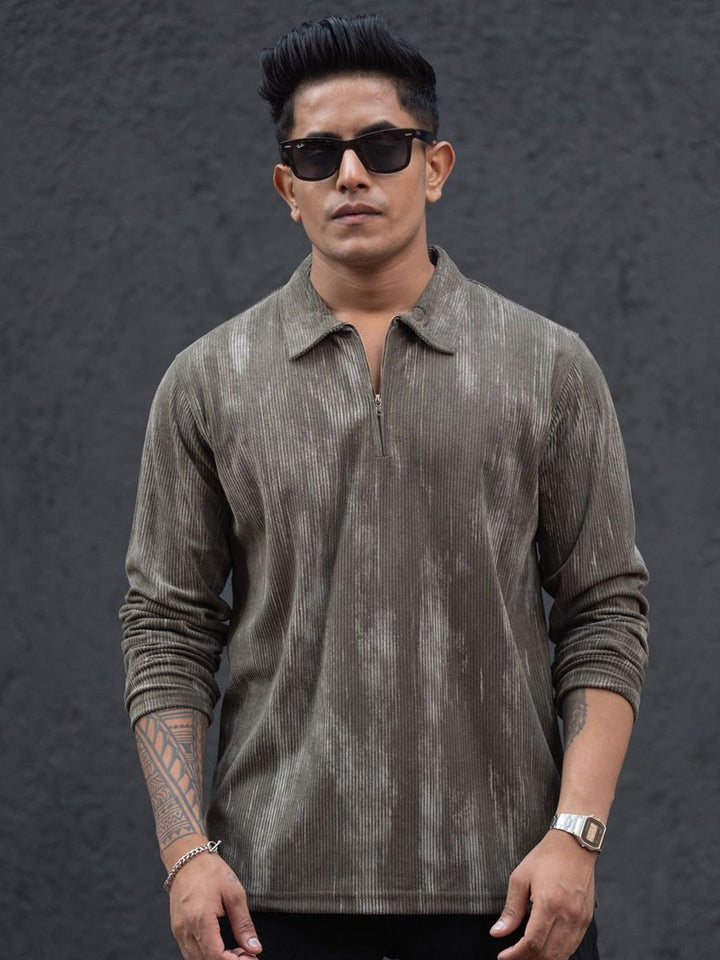 Powerlook Men Polo Collar T-shirt