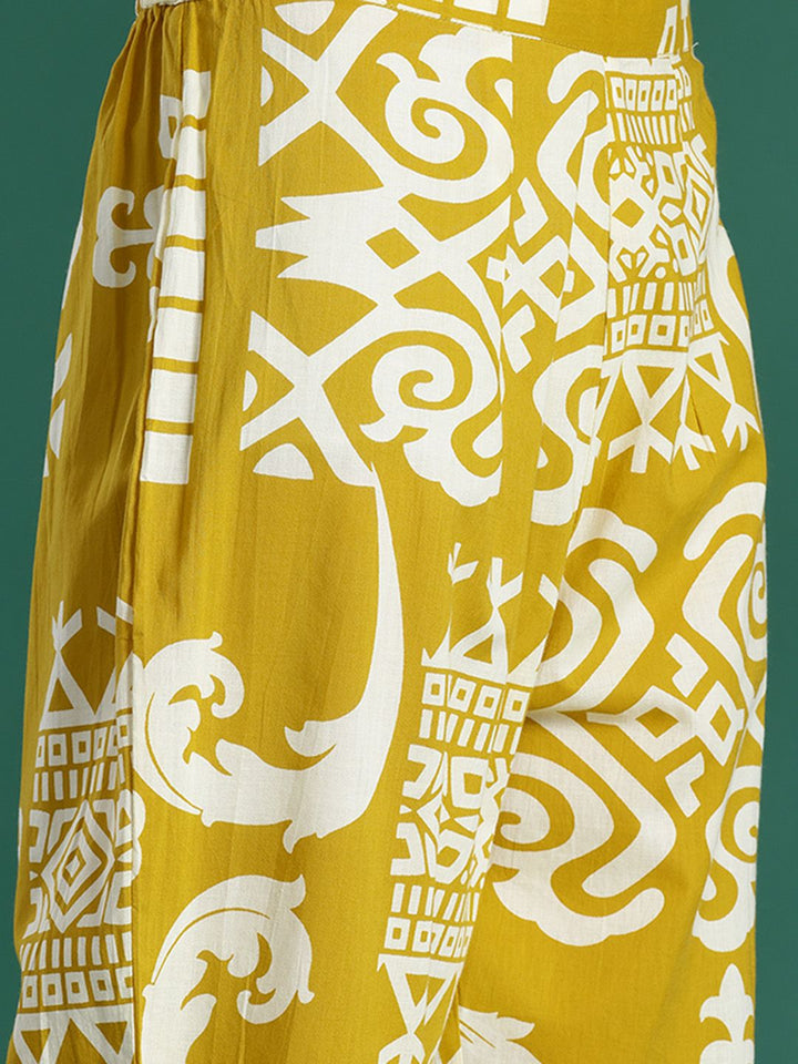 Indo Era Tribal Printed Pure Cotton Kurta with Trousers