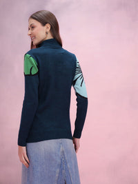 DressBerry Women Floral Acrylic Pullover