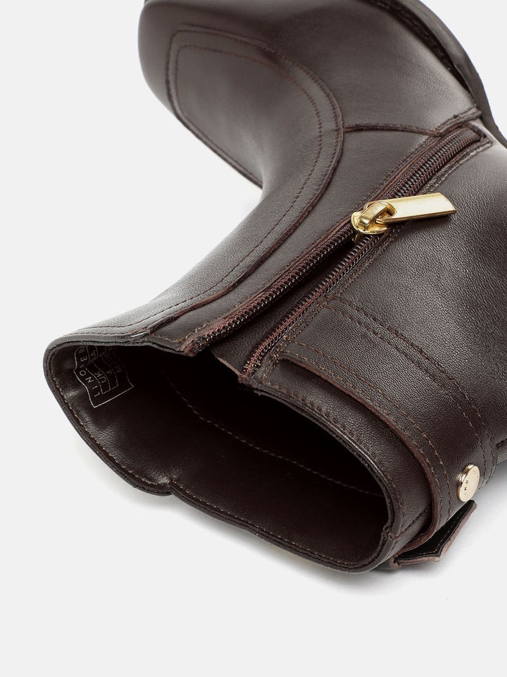 Lino Perros Women Mid-Top Block Heeled Regular Boots