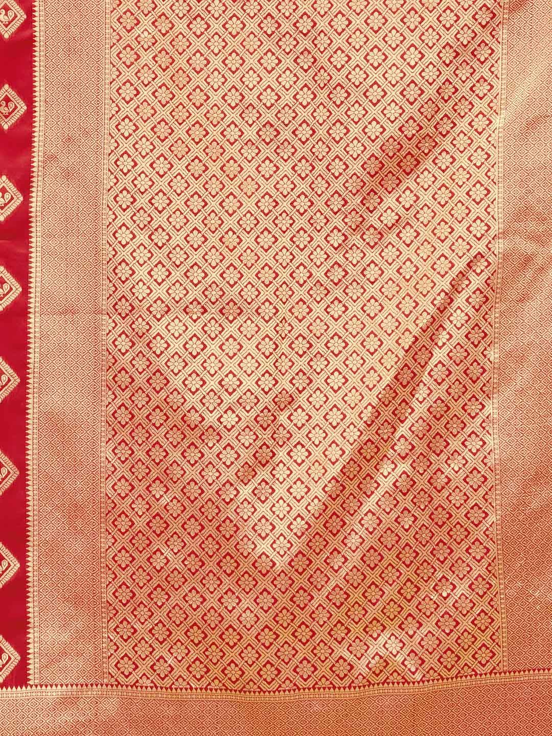 KALINI Woven Design Zari Silk Blend Designer Banarasi Saree
